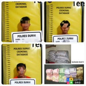 Foto pelaku penggelapan pupuk milik PT. Suntara Gajah Pati (SGP) Jalan Utama PT. Ruas Utama Jaya (RUJ) Km 11 Kelurahan Tanjung Penyembal Kecamatan Sungai Sembilan.